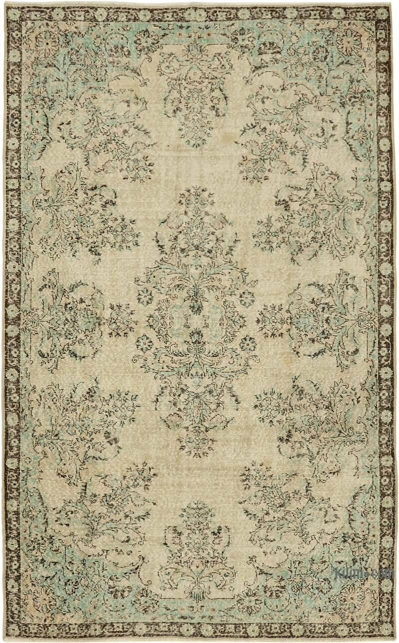 Vintage Turkish Hand-Knotted Rug - 6' 5" x 10' 4" (77" x 124") - K0078811