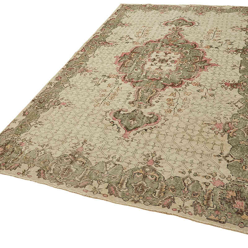 Vintage Turkish Hand-Knotted Rug - 6' 2" x 10' 5" (74" x 125") - K0078812