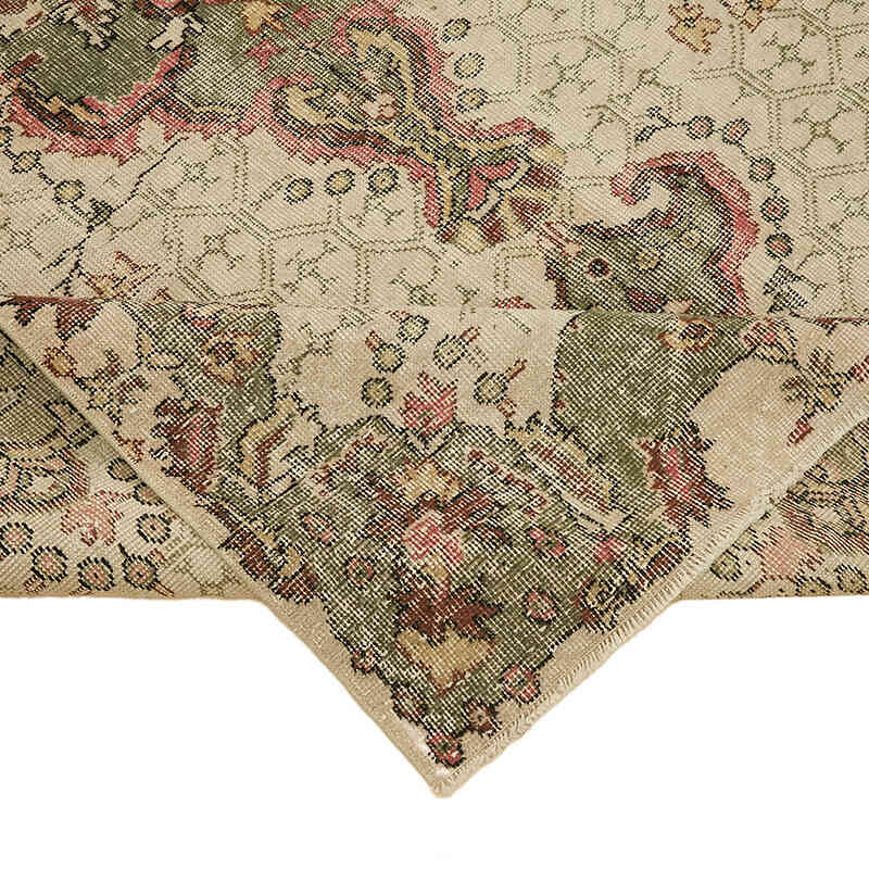Vintage Turkish Hand-Knotted Rug - 6' 2" x 10' 5" (74" x 125") - K0078812