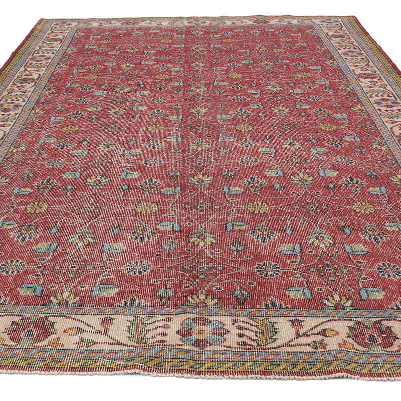 El Dokuma Vintage Halı - 197 cm x 311 cm - K0078813