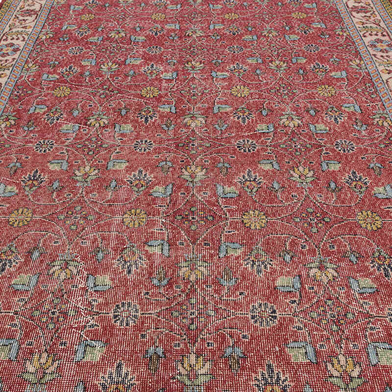 El Dokuma Vintage Halı - 197 cm x 311 cm - K0078813