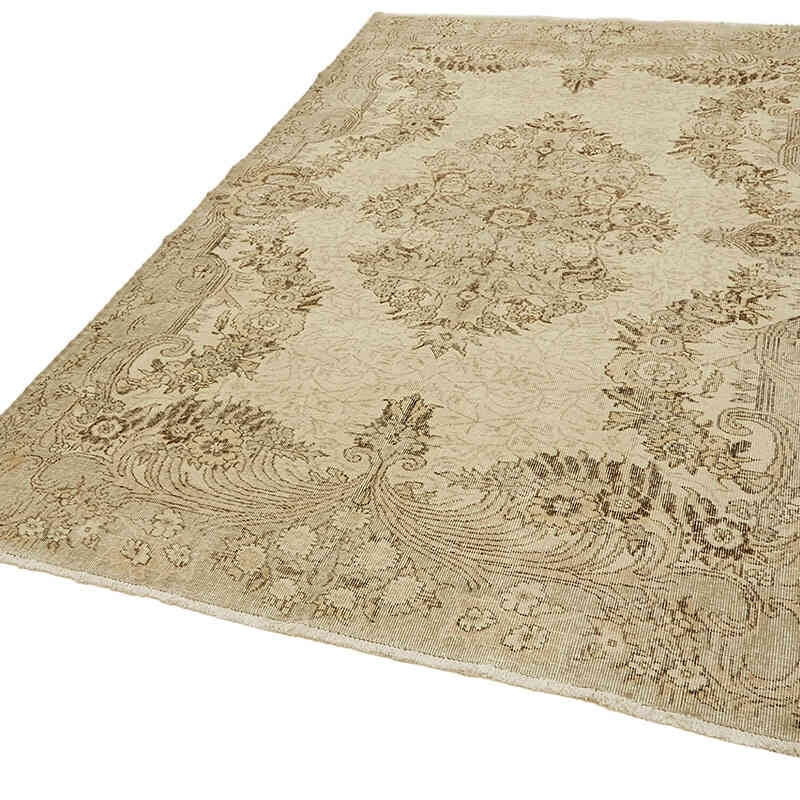 Alfombra Vintage Turca Anudada a Mano - 206 cm x 305 cm - K0078815