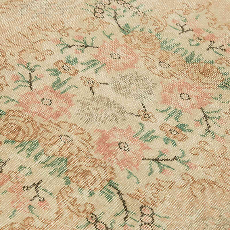 Vintage Turkish Hand-Knotted Rug - 6' 4" x 10'  (76" x 120") - K0078816