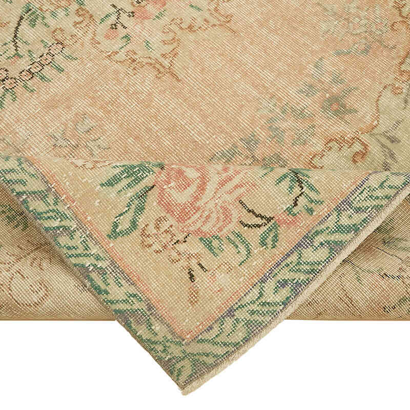 Vintage Turkish Hand-Knotted Rug - 6' 4" x 10'  (76" x 120") - K0078816