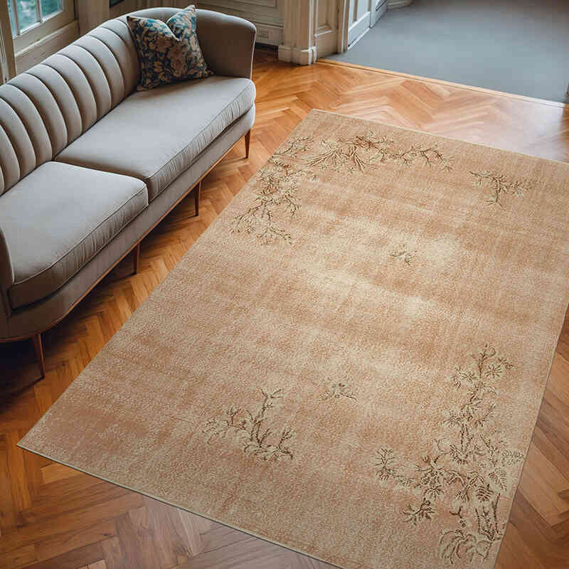El Dokuma Vintage Halı - 203 cm x 300 cm - K0078817