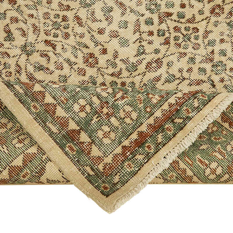 Alfombra Vintage Turca Anudada a Mano - 210 cm x 302 cm - K0078818