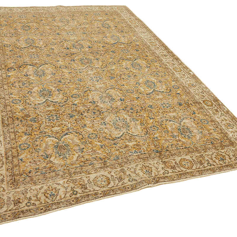 El Dokuma Vintage Halı - 197 cm x 282 cm - K0078820