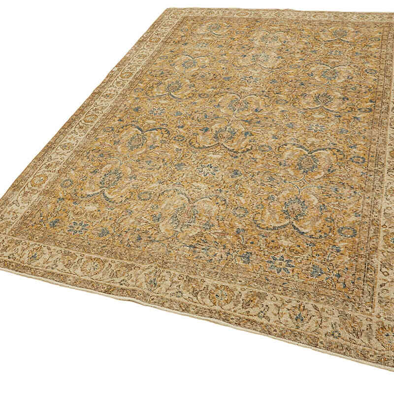 El Dokuma Vintage Halı - 197 cm x 282 cm - K0078820