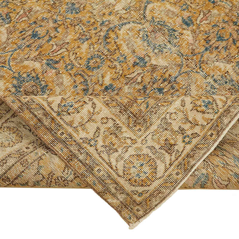 El Dokuma Vintage Halı - 197 cm x 282 cm - K0078820