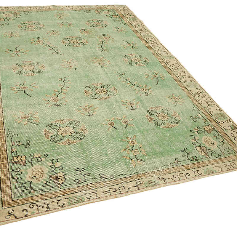 El Dokuma Vintage Halı - 194 cm x 288 cm - K0078821