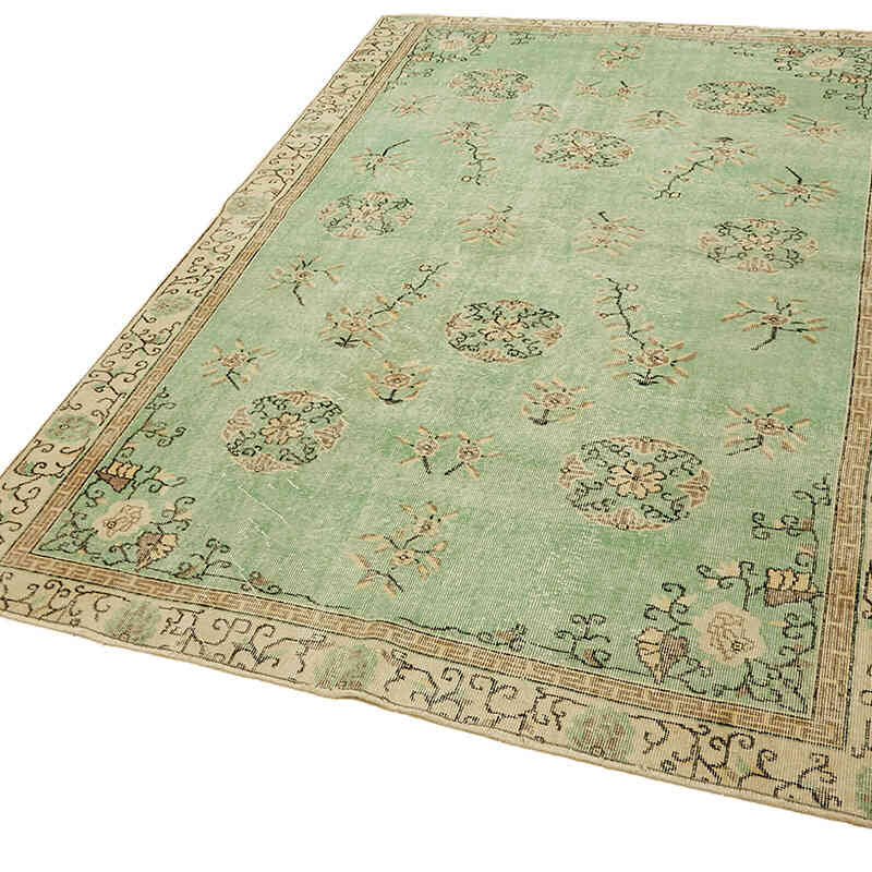 El Dokuma Vintage Halı - 194 cm x 288 cm - K0078821