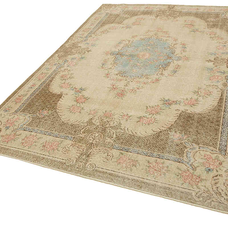El Dokuma Vintage Halı - 208 cm x 304 cm - K0078823