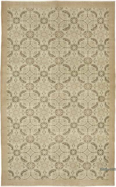 Vintage Turkish Hand-Knotted Rug - 6' 1" x 9' 11" (73" x 119")
