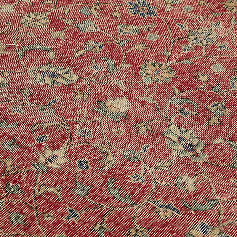 Vintage Turkish Hand-Knotted Rug - 6' 4" x 10' 2" (76" x 122") - K0078826