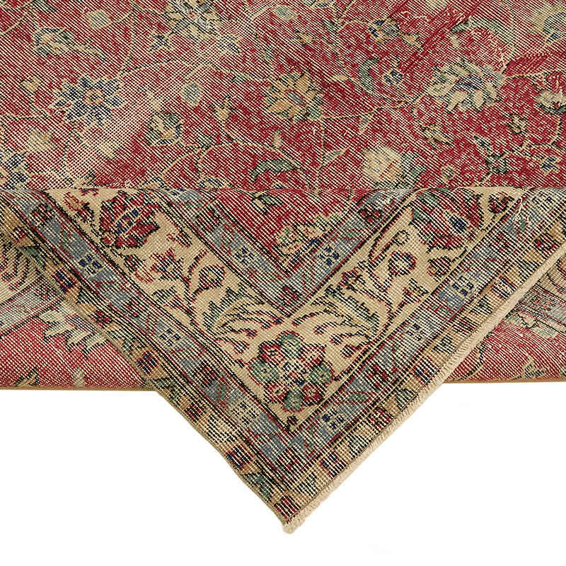 Vintage Turkish Hand-Knotted Rug - 6' 4" x 10' 2" (76" x 122") - K0078826