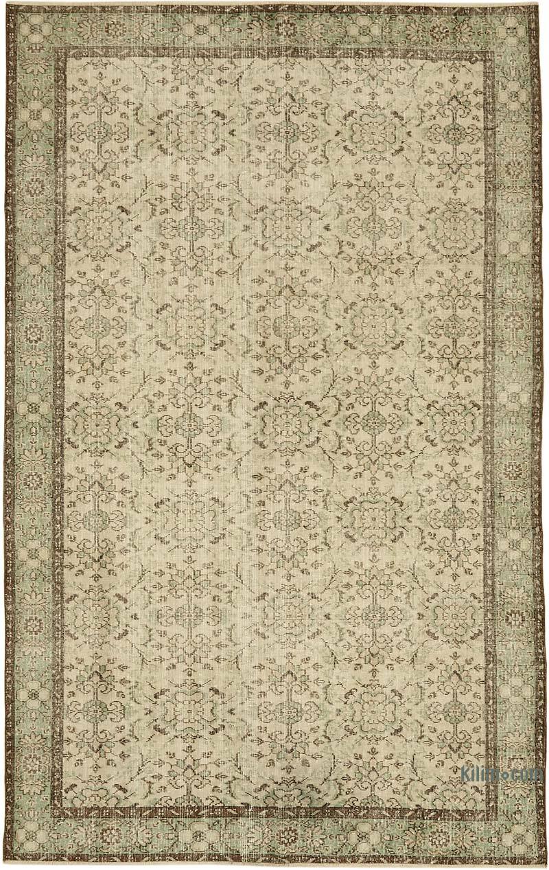 El Dokuma Vintage Halı - 195 cm x 315 cm - K0078827