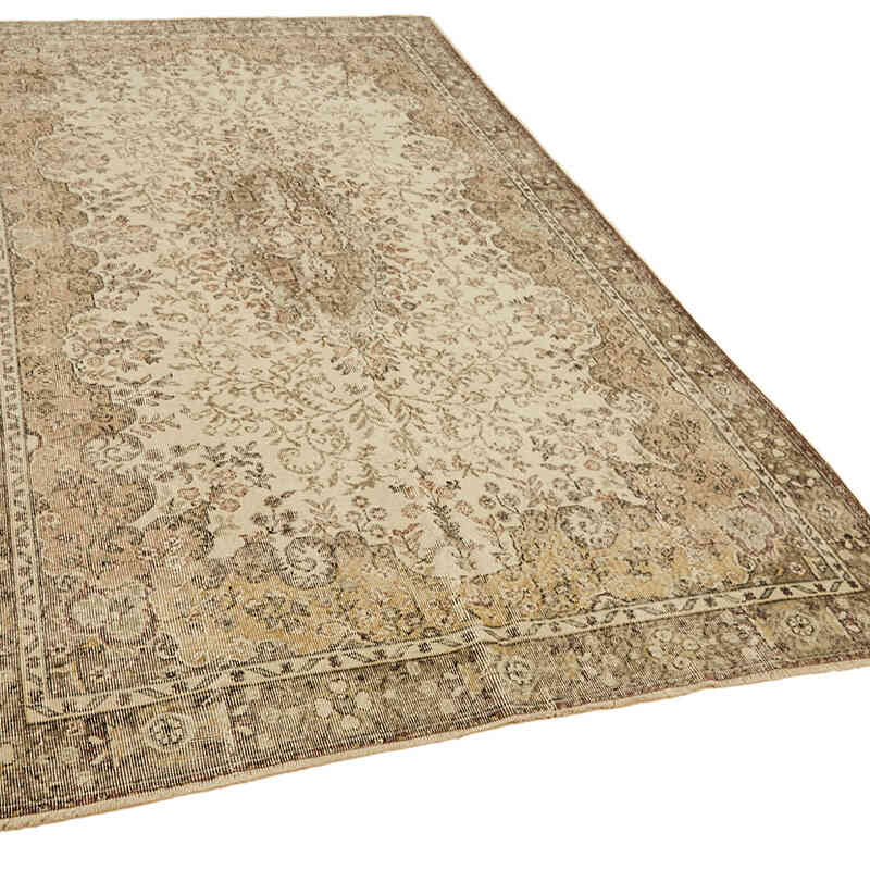 Alfombra Vintage Turca Anudada a Mano - 190 cm x 320 cm - K0078829