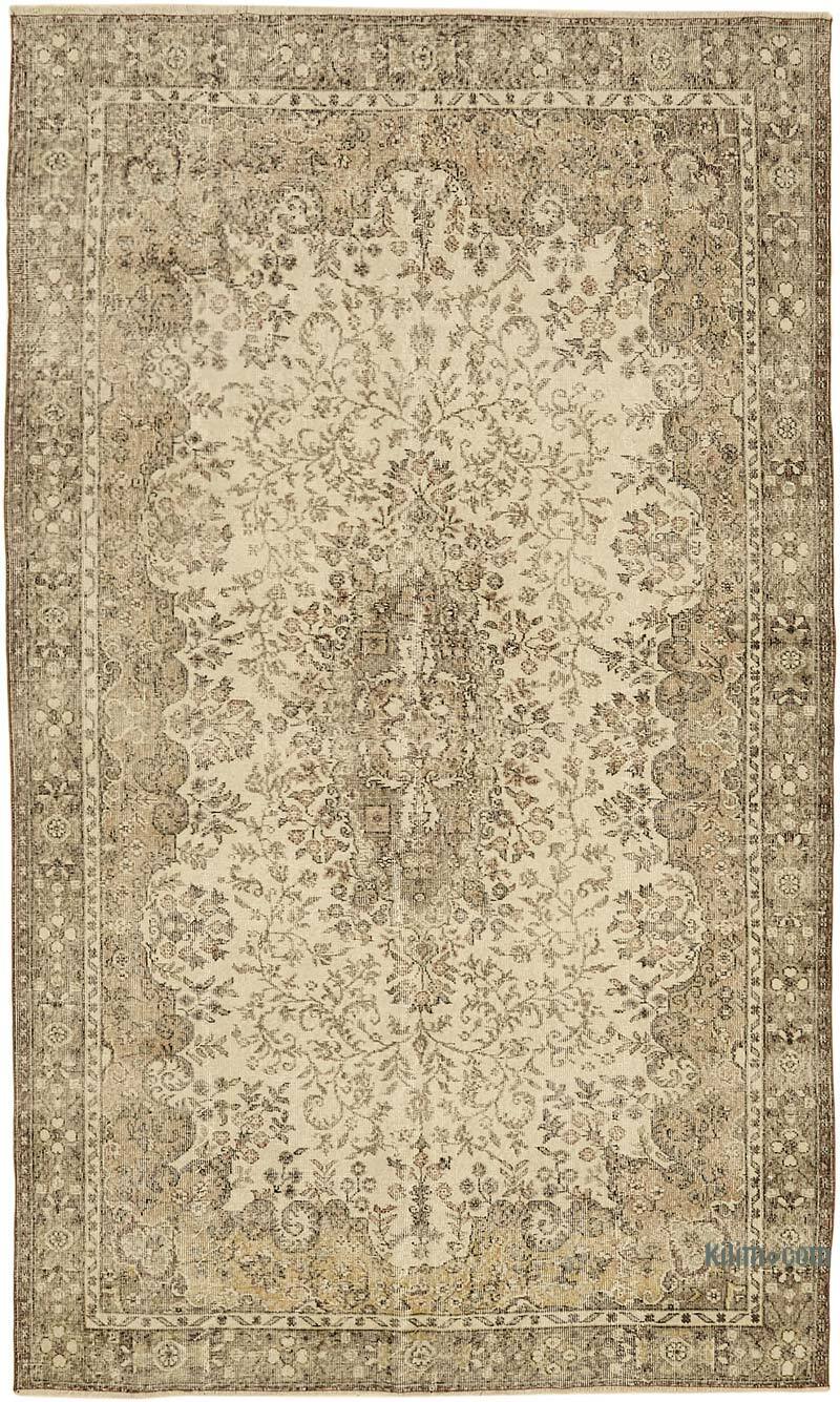 Alfombra Vintage Turca Anudada a Mano - 190 cm x 320 cm - K0078829