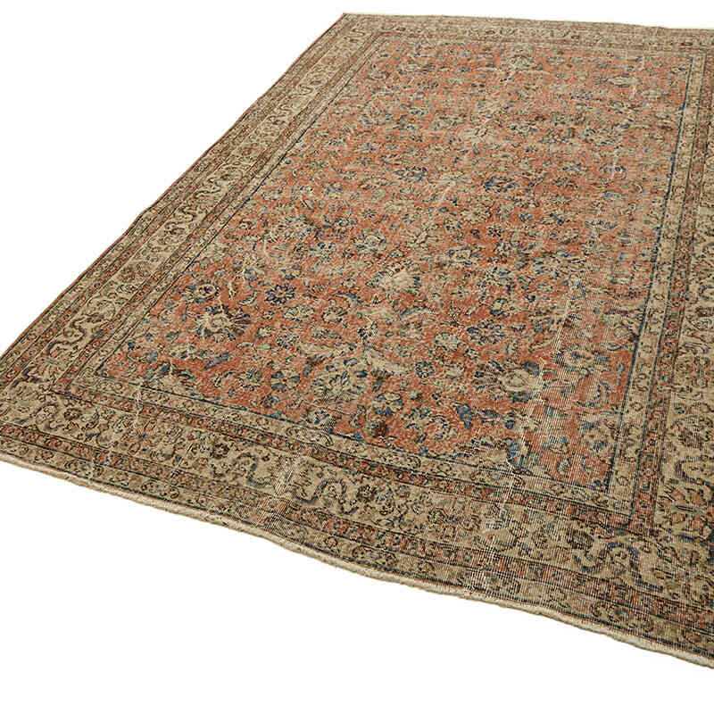 Alfombra Vintage Turca Anudada a Mano - 202 cm x 312 cm - K0078830