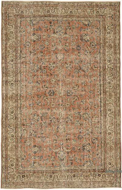 Alfombra Vintage Turca Anudada a Mano - 202 cm x 312 cm
