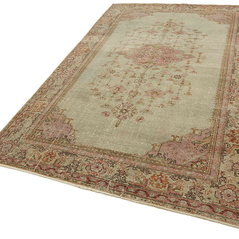 Vintage Turkish Hand-Knotted Rug - 6' 3" x 10' 3" (75" x 123") - K0078831