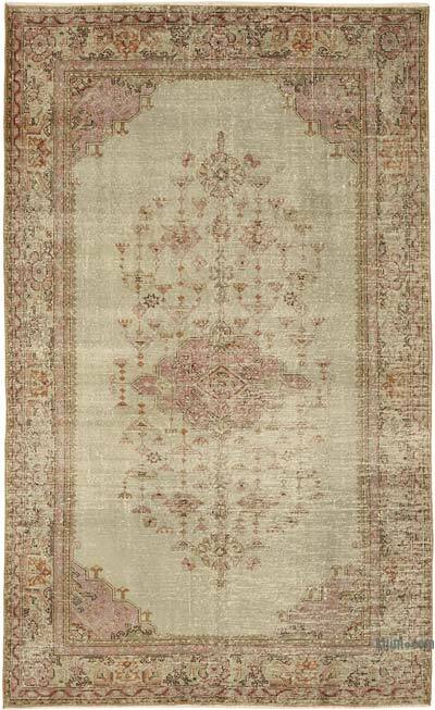 El Dokuma Vintage Halı - 190 cm x 312 cm