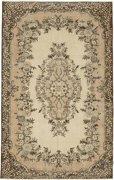 Vintage Turkish Hand-Knotted Rug - 6' 3" x 9' 9" (75" x 117")