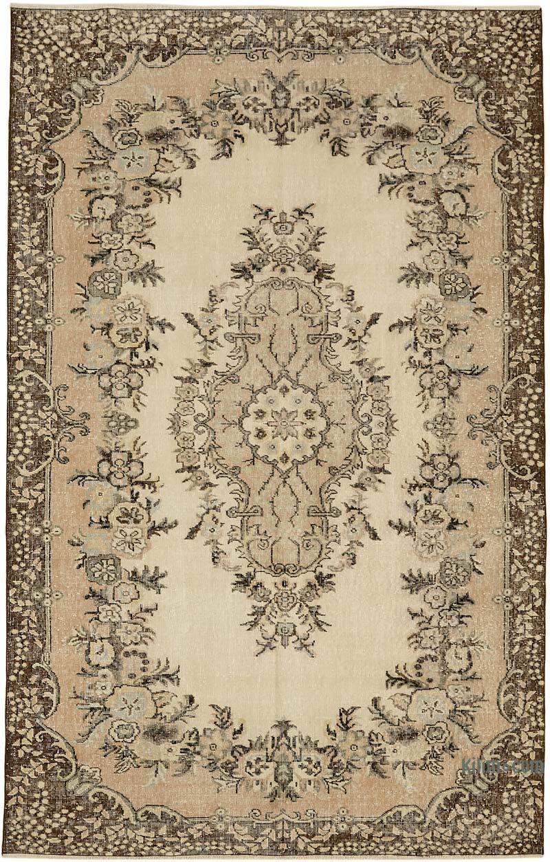 El Dokuma Vintage Halı - 190 cm x 298 cm - K0078832