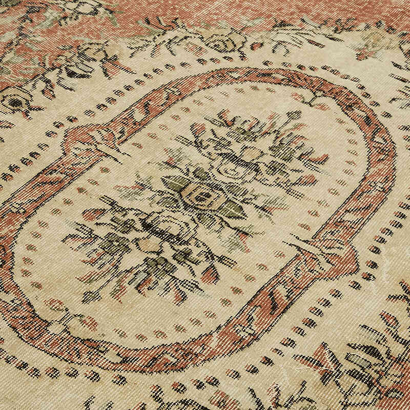 Vintage Turkish Hand-Knotted Rug - 6' 8" x 9' 11" (80" x 119") - K0078834