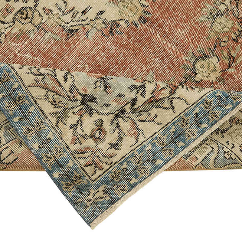Vintage Turkish Hand-Knotted Rug - 6' 8" x 9' 11" (80" x 119") - K0078834