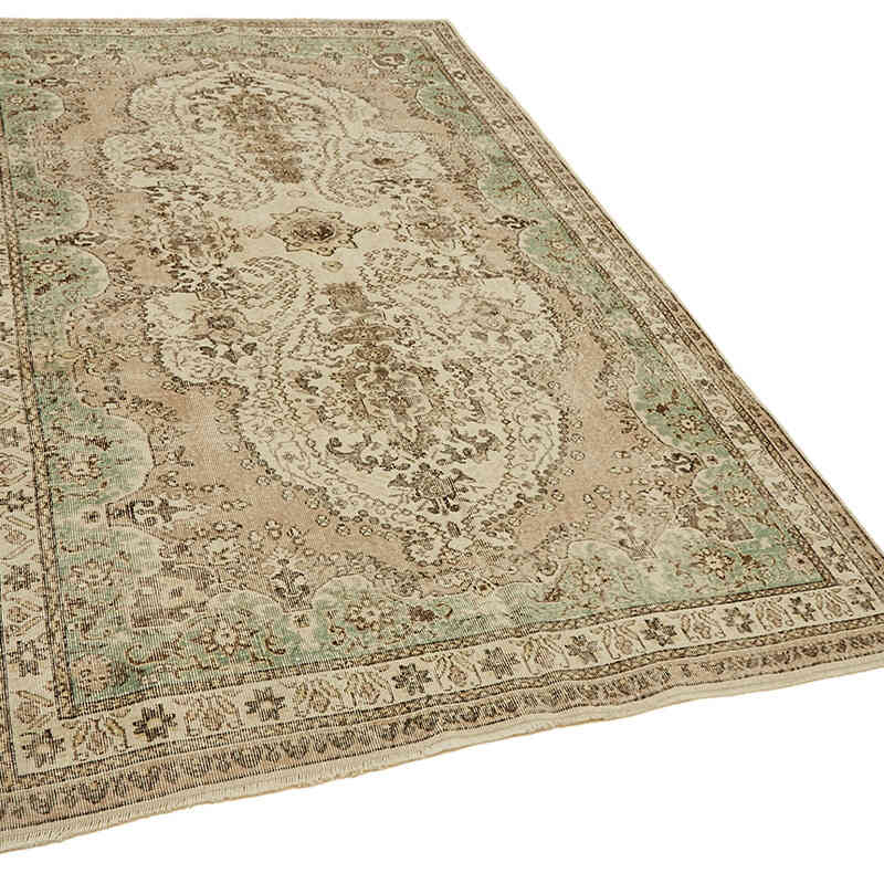 Alfombra Vintage Turca Anudada a Mano - 200 cm x 310 cm - K0078837