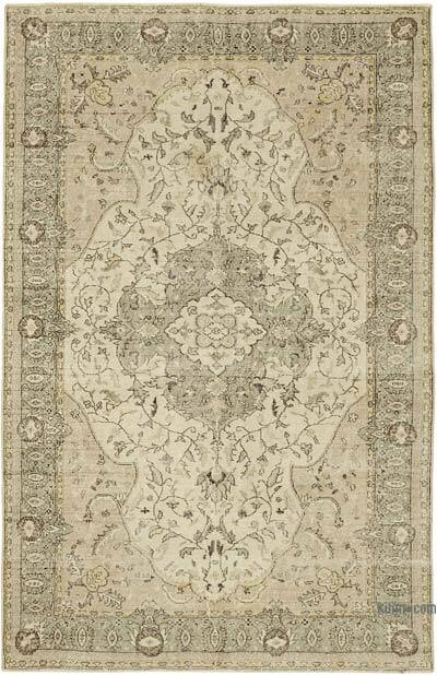 Vintage Turkish Hand-Knotted Rug - 6' 4" x 9' 10" (76" x 118")