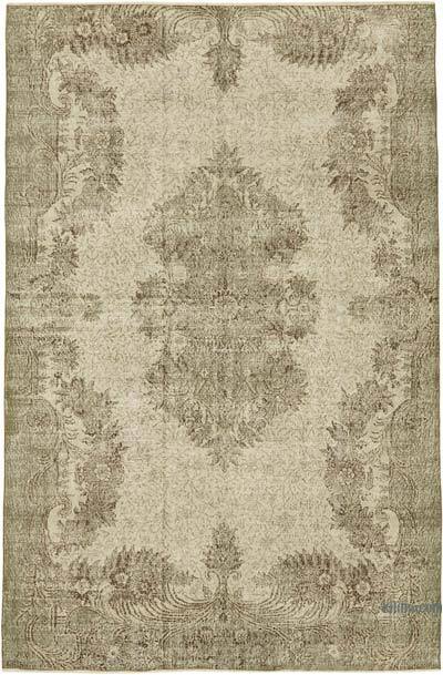 Alfombra Vintage Turca Anudada a Mano - 193 cm x 290 cm