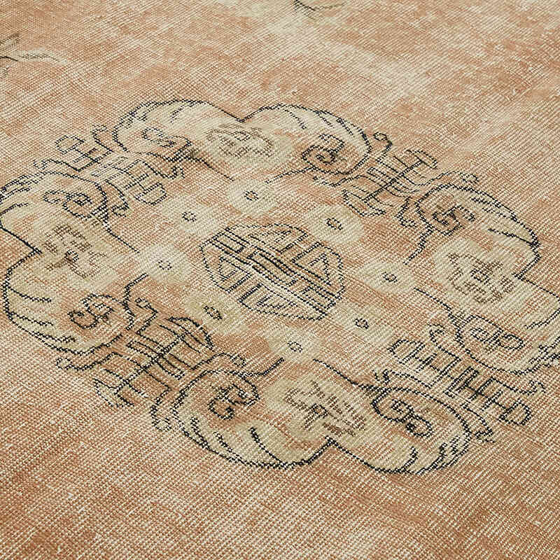 Alfombra Vintage Turca Anudada a Mano - 204 cm x 306 cm - K0078841