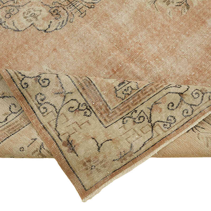 Alfombra Vintage Turca Anudada a Mano - 204 cm x 306 cm - K0078841