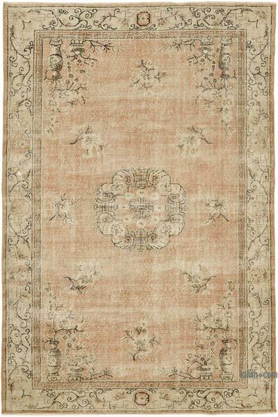 Vintage Turkish Hand-Knotted Rug - 6' 8" x 10'  (80" x 120")