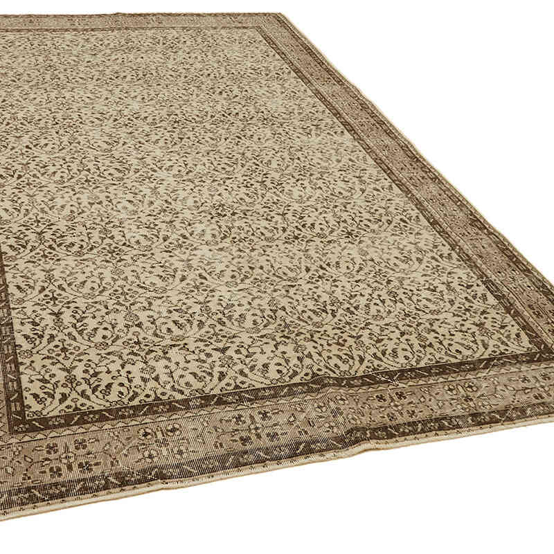 Alfombra Vintage Turca Anudada a Mano - 200 cm x 304 cm - K0078842