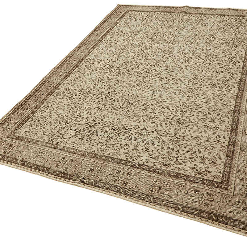 Alfombra Vintage Turca Anudada a Mano - 200 cm x 304 cm - K0078842