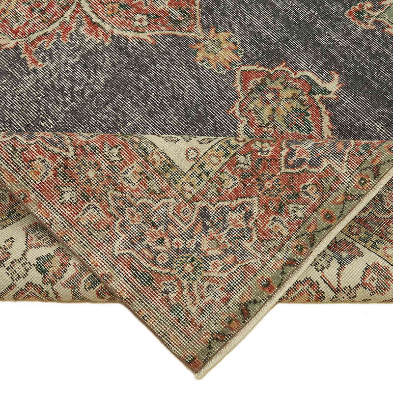 Alfombra Vintage Turca Anudada a Mano - 198 cm x 302 cm - K0078844