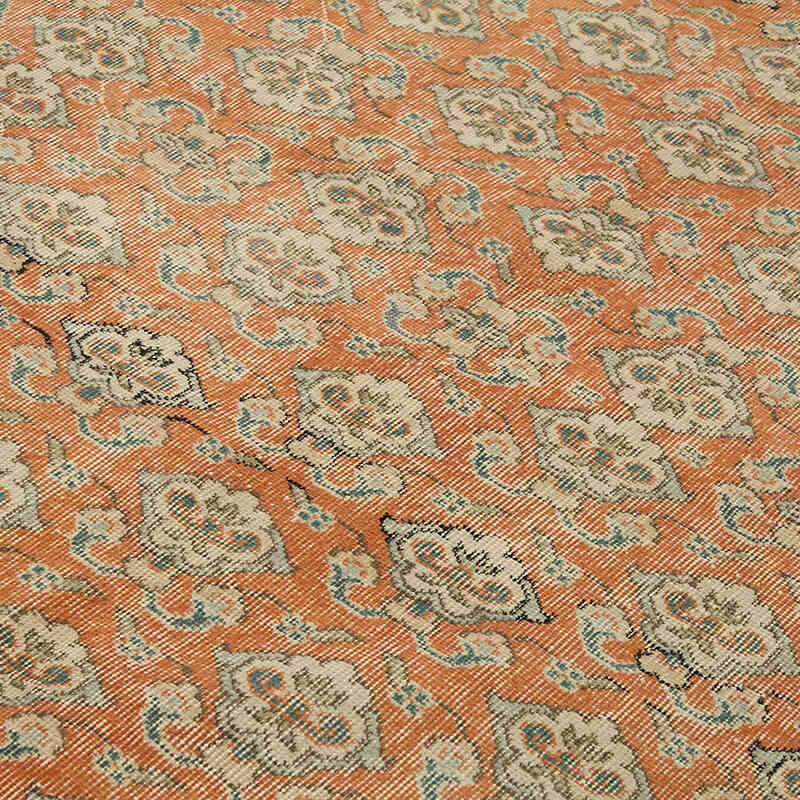Vintage Turkish Hand-Knotted Rug - 6' 9" x 9' 8" (81" x 116") - K0078851