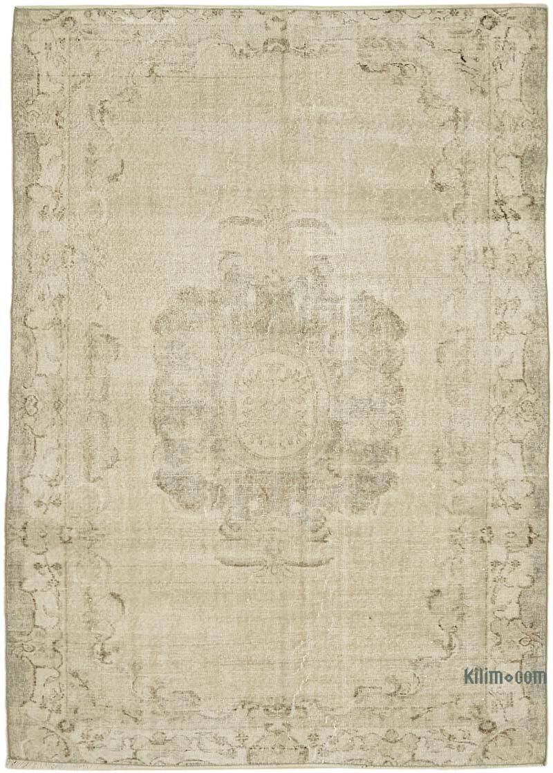 Alfombra Vintage Turca Anudada a Mano - 178 cm x 243 cm - K0078852