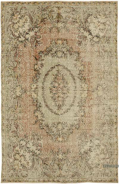 Alfombra Vintage Turca Anudada a Mano - 195 cm x 310 cm