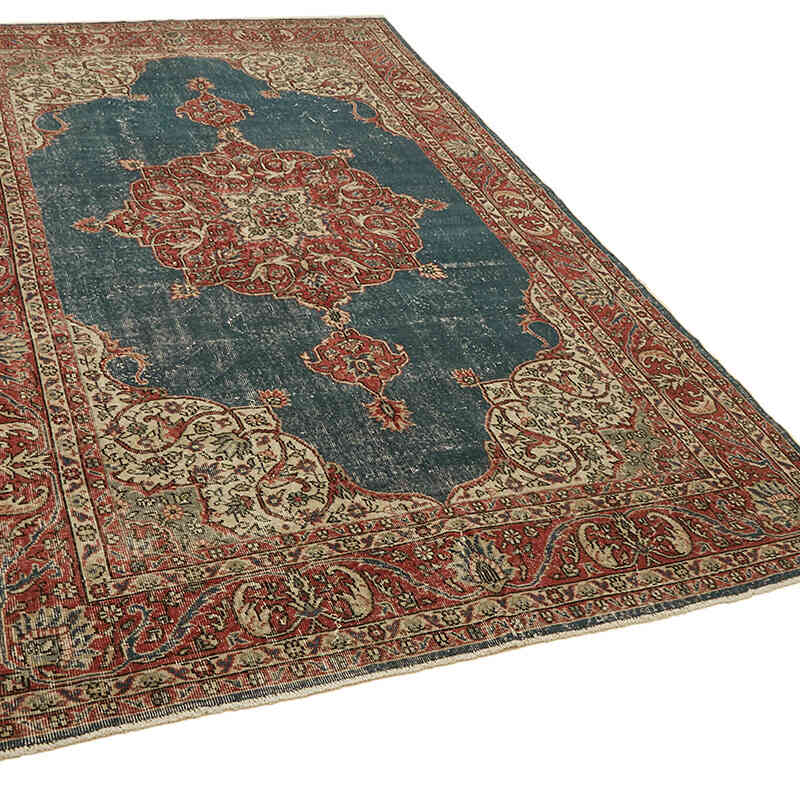 El Dokuma Vintage Halı - 196 cm x 307 cm - K0078858