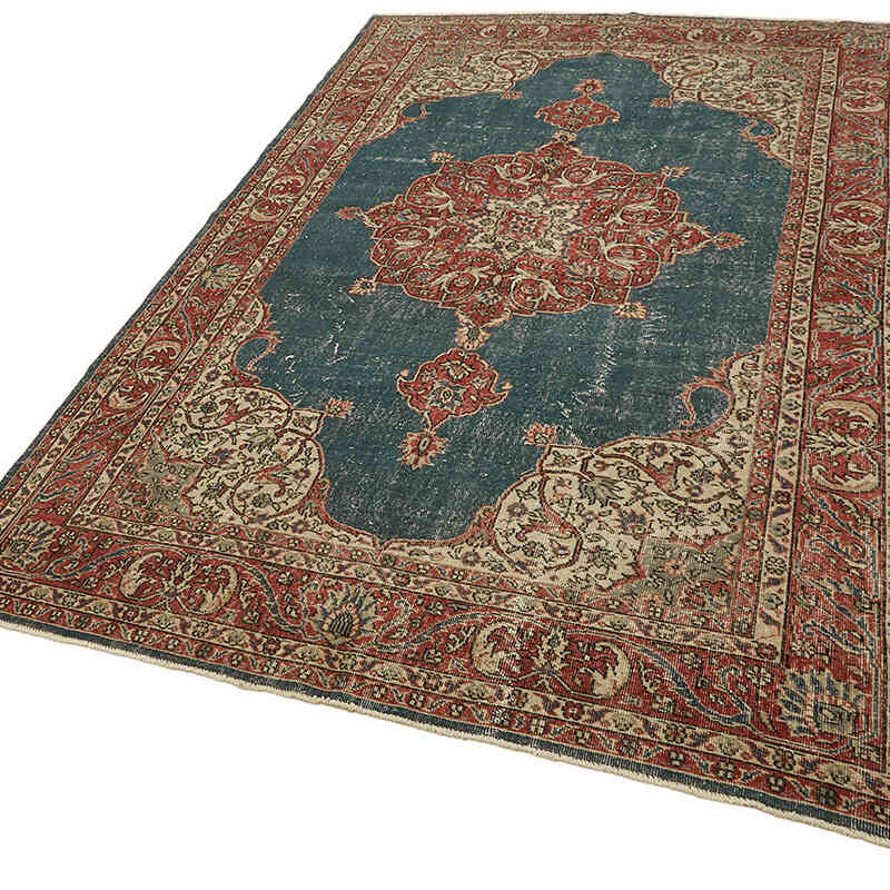 El Dokuma Vintage Halı - 196 cm x 307 cm - K0078858