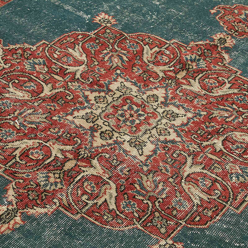El Dokuma Vintage Halı - 196 cm x 307 cm - K0078858