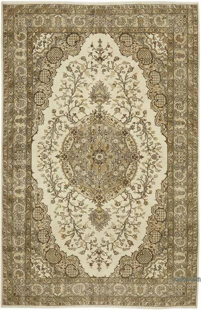 Vintage Turkish Hand-Knotted Rug - 6' 6" x 10'  (78" x 120")