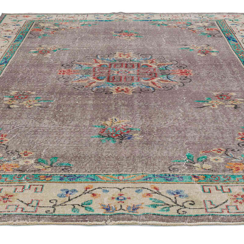 El Dokuma Vintage Halı - 213 cm x 285 cm - K0078860