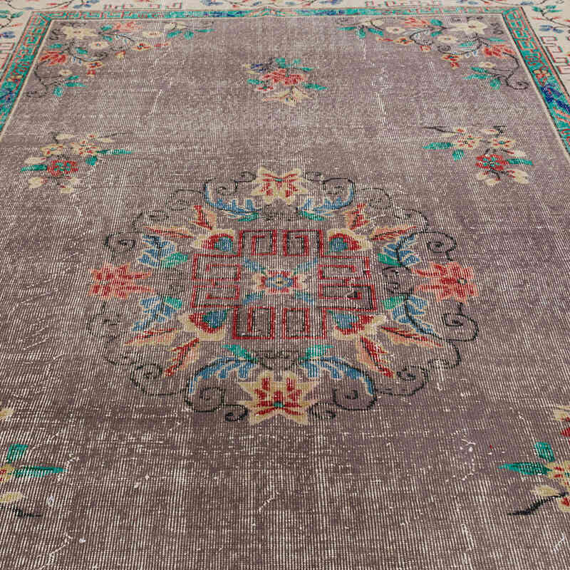 El Dokuma Vintage Halı - 213 cm x 285 cm - K0078860