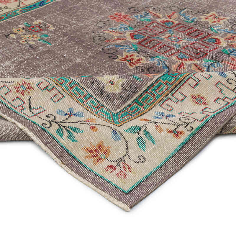El Dokuma Vintage Halı - 213 cm x 285 cm - K0078860
