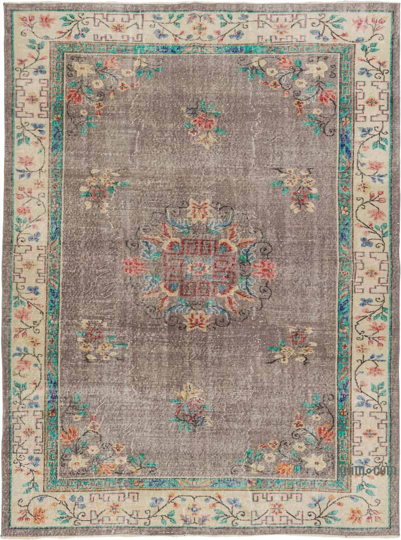 El Dokuma Vintage Halı - 213 cm x 285 cm - K0078860